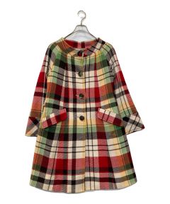 中古・古着通販】Lois CRAYON (ロイスクレヨン) チェックミドルコート 