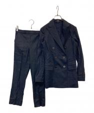 theory (セオリー) リネン混セットアップ ネイビー サイズ: 上（0）下(XX0)