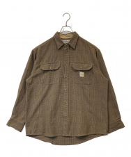 CarHartt (カーハート) ワークシャツ ブラウン サイズ:XL