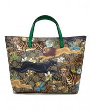 GUCCI (グッチ) Childrens Collection GGスプリームハンドバッグ 410812 グリーン