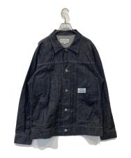 ROUGH AND RUGGED (ラフアンドラゲッド) スーピマリネンデニムジャケット インディゴ サイズ:1