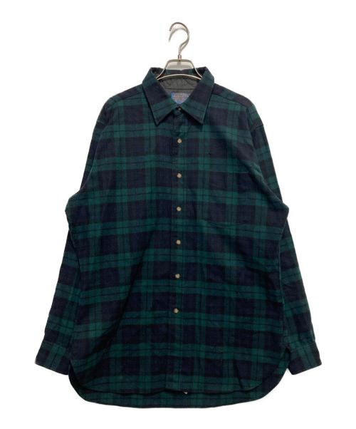 PENDLETON（ペンドルトン）PENDLETON (ペンドルトン) ヴィンテージチェックシャツ ネイビー サイズ:Lの古着・服飾アイテム
