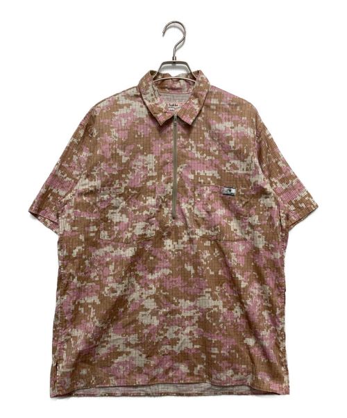 SUN/kakke（サンカッケイ）SUN/kakke (サンカッケイ) PLASMA KAMOシャツ ピンク サイズ:Ⅿの古着・服飾アイテム
