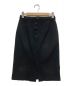 BLACK COMME des GARCONS（ブラックコムデギャルソン）の古着「ポリ縮絨スカート」｜ブラック