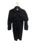 BOTTEGA VENETA（ボッテガベネタ）の古着「ドレス ワンピース ウール ミニ ブラケット」｜ブラック