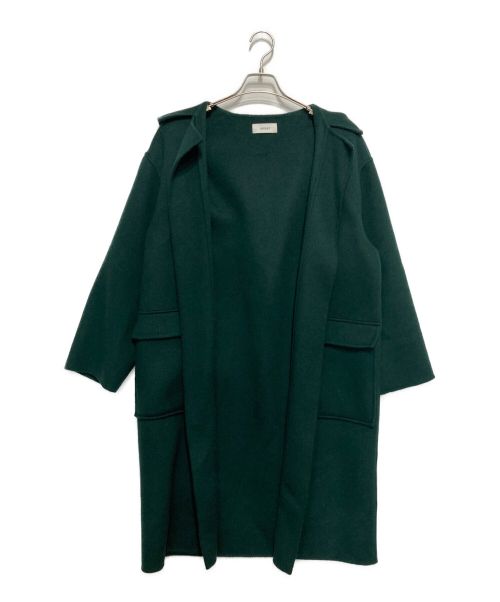 ASTRAET（アストラット）ASTRAET (アストラット) ウールリバーフーデッドコート ネイビー サイズ:SIZE1の古着・服飾アイテム