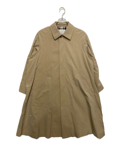 MACPHEE（マカフィー）MACPHEE (マカフィー) シャンブレーツイル ステンカラーコート ベージュ サイズ:36の古着・服飾アイテム