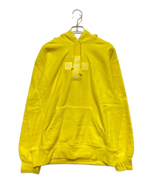 SUPREME（シュプリーム）SUPREME (シュプリーム) 20AW CROSS BOX Logo hooded Sweatshirt イエロー サイズ:Sの古着・服飾アイテム