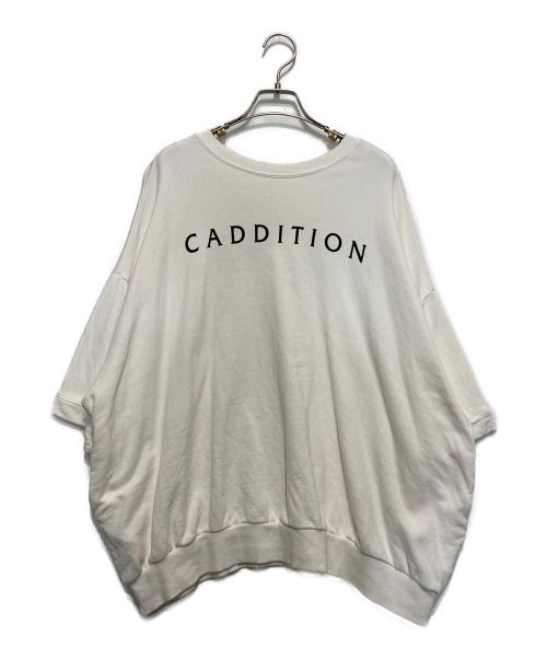 CADDITION（キャディション）CADDITION (キャディション) ロゴプリントオーバースウェット ホワイト サイズ:Freeの古着・服飾アイテム