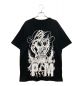 PAM (パム) バックプリント刺繍Tシャツ ブラック サイズ:不明：3980円