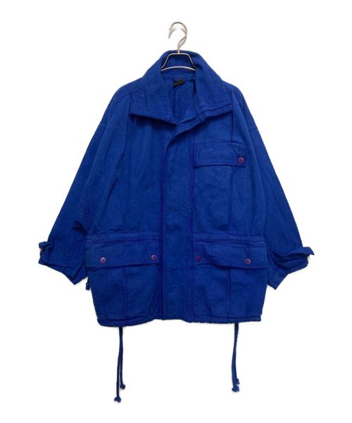 USED（ユーズド）USED (ユーズド) 後染めワークジャケット ブルー サイズ:Sの古着・服飾アイテム