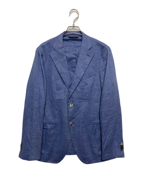 D'URBAN（ダーバン）D'URBAN (ダーバン) ナチュラルストレッチ ブルージャケット ブルー サイズ:A6の古着・服飾アイテム