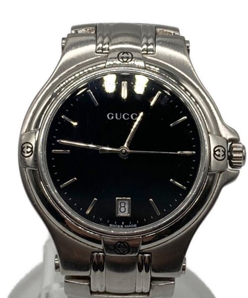 GUCCI（グッチ）GUCCI (グッチ) 腕時計 ブラックの古着・服飾アイテム