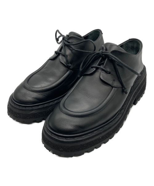 marsell（マルセル）marsell (マルセル) Black Lace-Up Shoes ブラック サイズ:SIZE38.5の古着・服飾アイテム