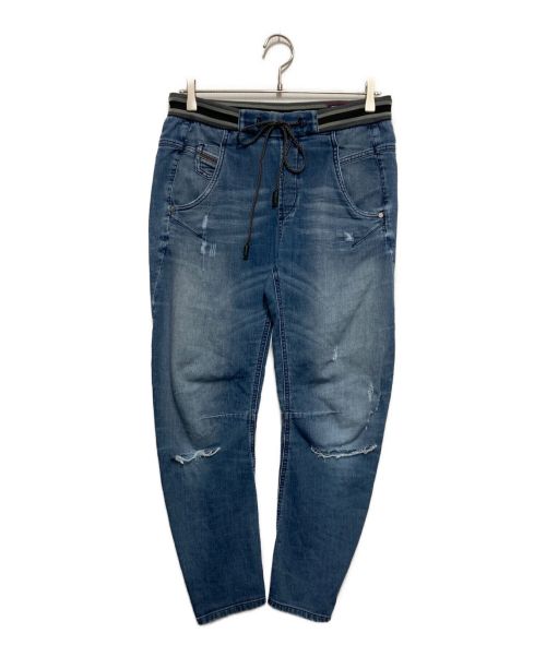 DIESEL（ディーゼル）DIESEL (ディーゼル) スウェットデニムパンツ インディゴ サイズ:SIZE25の古着・服飾アイテム