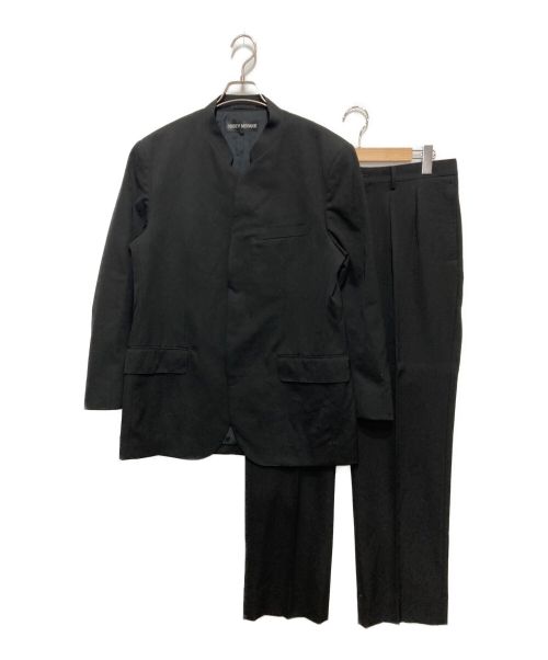 ISSEY MIYAKE（イッセイミヤケ）ISSEY MIYAKE (イッセイミヤケ) ネールジャケットセットアップ ブラック サイズ:ジャケット SIZE 3 パンツSIZE 4の古着・服飾アイテム