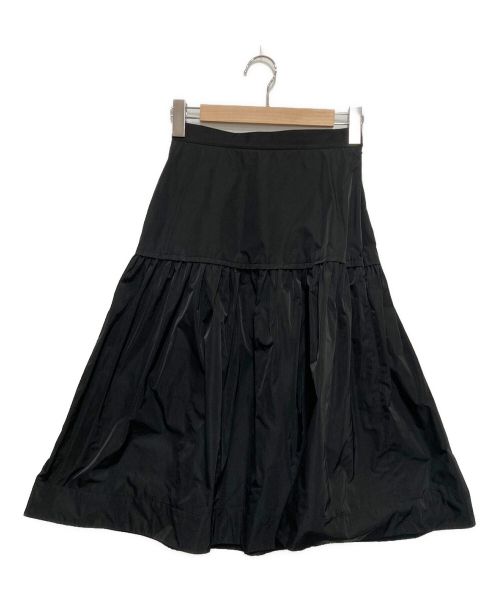 23区（ニジュウサンク）23区 (ニジュウサンク) メモリータフタ ティアード スカート ブラック サイズ:SIZE32の古着・服飾アイテム
