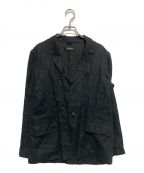 RUDE GALLERYルードギャラリー）の古着「リネン2Bジャケット」｜ブラック