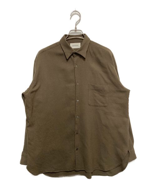 MARKAWARE（マーカウェア）MARKAWARE (マーカウェア) COMFORT FIT SHIRTS #OLIVE GRAY オリーブ サイズ:2の古着・服飾アイテム