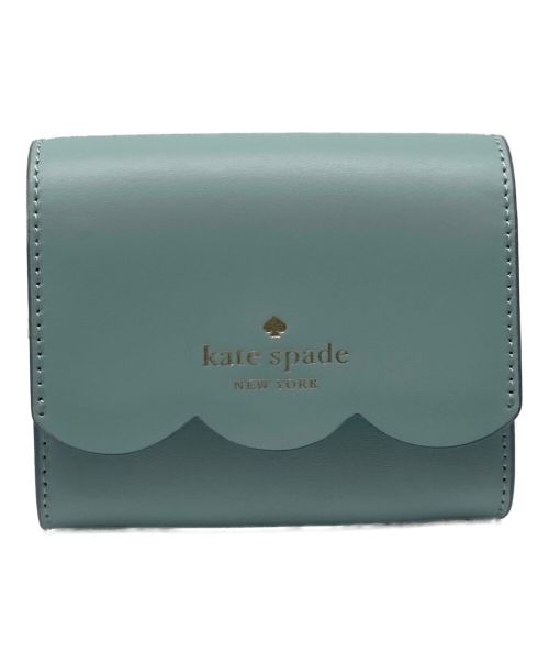 Kate Spade（ケイトスペード）Kate Spade (ケイトスペード) 2つ折り財布　WLR00553 ブルーの古着・服飾アイテム