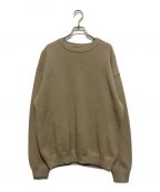 crepuscule×着楽クレプスキュール×チャクラ）の古着「MOSS STITCH L/S SWEAT for ciacura」｜ベージュ