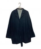 COSMIC WONDERコズミックワンダー）の古着「草木染ウールジャケットコート」｜ネイビー
