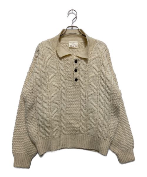 Cottage Knitwear（コテージ ニットウェア）Cottage Knitwear (コテージ ニットウェア) アランニット ベージュ サイズ:不明の古着・服飾アイテム