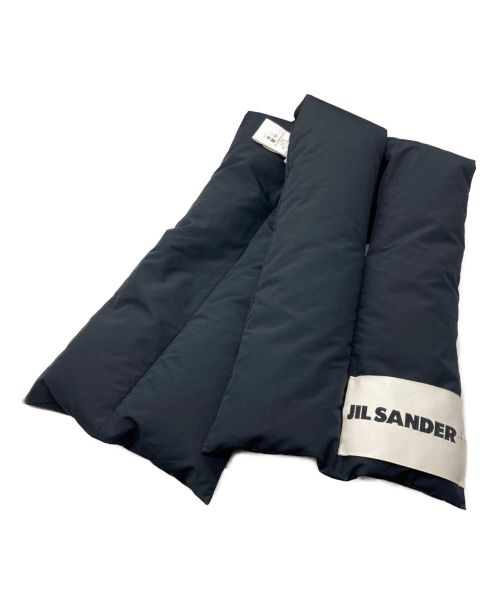 JIL SANDER+（ジルサンダープラス）JIL SANDER+ (ジルサンダープラス) ダウンマフラー　ZAPWZI0506 ブラックの古着・服飾アイテム