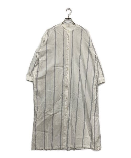かぐれ（カグレ）かぐれ (カグレ) シャツワンピース　GA95-26M017 ホワイト サイズ:Freeの古着・服飾アイテム