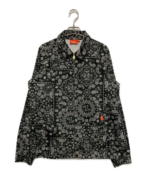 COOKMAN（クックマン）COOKMAN (クックマン) ペイズリージャケット ブラック サイズ:Ⅿの古着・服飾アイテム