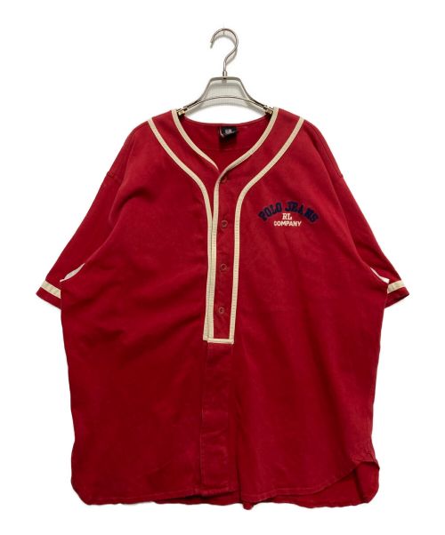POLO JEANS CO.（ポロジーンズカンパニー）POLO JEANS CO. (ポロジーンズカンパニー) ベースボールシャツ　RN67437 レッド サイズ:XXLの古着・服飾アイテム