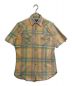 PENDLETON（ペンドルトン）の古着「半袖チェックシャツ」｜グリーン×オレンジ