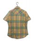 PENDLETON (ペンドルトン) 半袖チェックシャツ グリーン×オレンジ サイズ:M：3980円