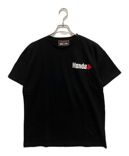 WIND AND SEA（ウィンダンシー）WIND AND SEA (ウィンダンシー) HONDA (ホンダ) プリントTシャツ　WDS-HND-22S-01 ブラック サイズ:S 未使用品の古着・服飾アイテム