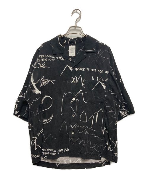 Name.（ネーム）Name. (ネーム) オープンカラーシャツ ブラック サイズ:SIZE0の古着・服飾アイテム