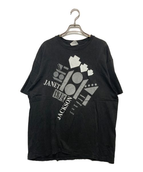 Hanes（ヘインズ）Hanes (ヘインズ) 90SプリントTシャツ ブラック サイズ:XLの古着・服飾アイテム
