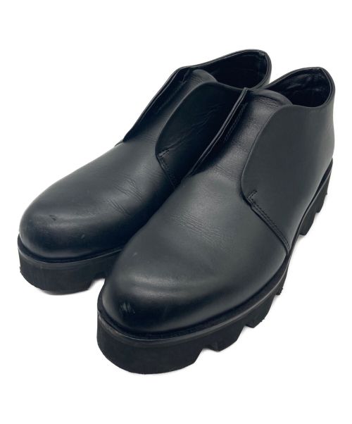 PADRONE（パドローネ）PADRONE (パドローネ) インステップゴアショートブーツ ブラック サイズ:SIZE40の古着・服飾アイテム