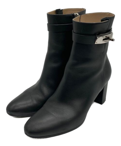 HERMES（エルメス）HERMES (エルメス) Saint Germain ankle boot ブラック サイズ:SIZE 36.5の古着・服飾アイテム