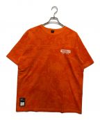 AVIREXアヴィレックス）の古着「ビッグロゴTシャツ」｜オレンジ