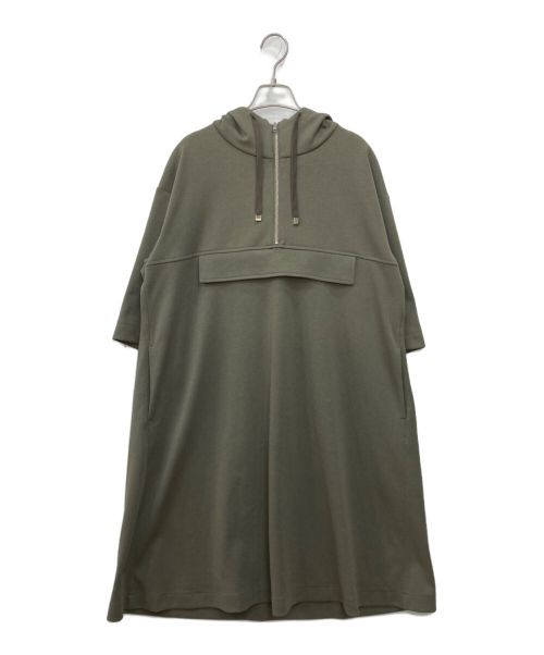 DRESSLAVE（ドレスレイブ）DRESSLAVE (ドレスレイブ) smooth zip hoodie dress グレー サイズ:SIZE38の古着・服飾アイテム