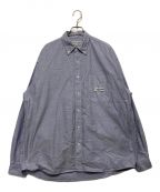 CAHLUMNカウラム）の古着「Magazine Pocket Oxford B.D Shirt」｜ネイビー