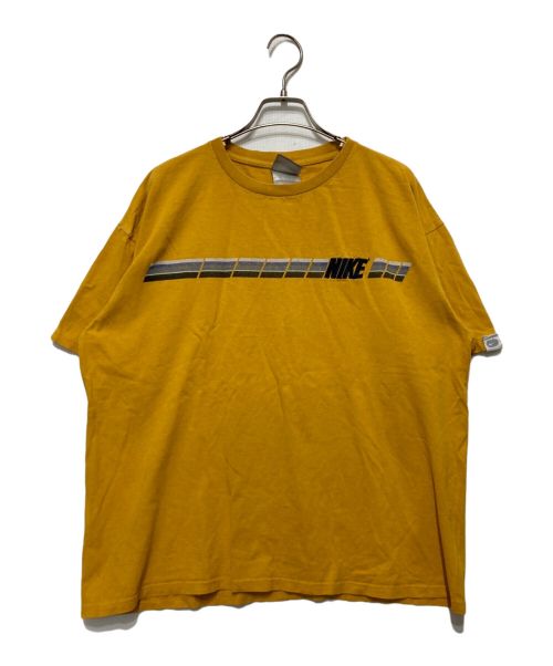 NIKE（ナイキ）NIKE (ナイキ) 00’s ロゴ刺繍Tシャツ イエロー サイズ:Lの古着・服飾アイテム