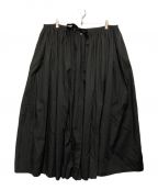 H& by POOLハンド バイ プール）の古着「Gathered Skirt」｜ブラック