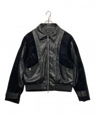 HARE Essence Line (HARE Essence Line) TSUNAGARIレザーブルゾン ブラック サイズ:F