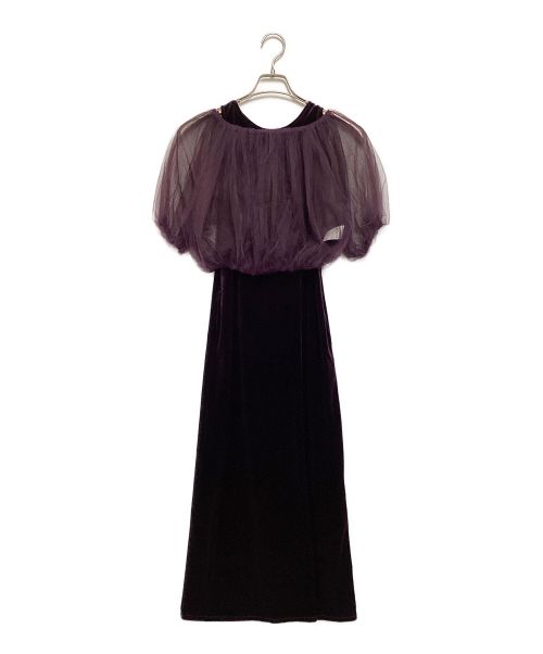 Ameri（アメリ）Ameri (アメリ) UND MANY WAY BALLOON VEIL DRESS パープル サイズ:Sの古着・服飾アイテム