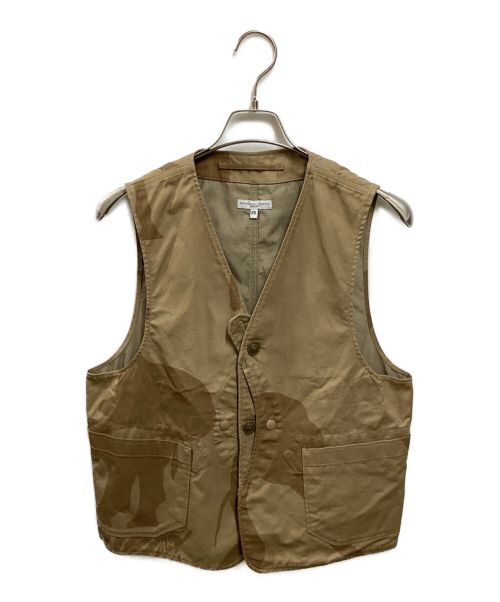 Engineered Garments（エンジニアードガーメンツ）Engineered Garments (エンジニアド ガーメンツ) Cover Vest Cotton Poplin ブラウン サイズ:XSの古着・服飾アイテム