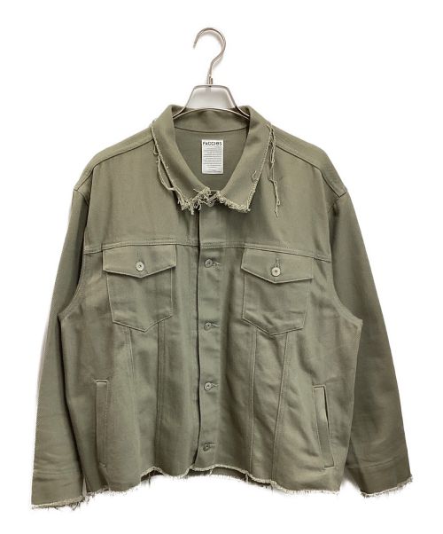 FACCIES（ファッチーズ）FACCIES (ファッチーズ) Heavy Twill Tracker jacket グリーン サイズ:2の古着・服飾アイテム