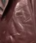 中古・古着 IROQUOIS (イロコイ) エコレザーピークドラペルオーバーサイズジャケット レッド サイズ:2：15800円