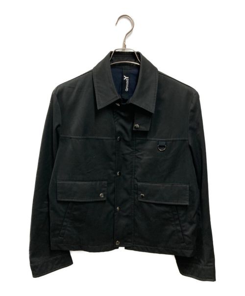 GROUND Y（グラウンドワイ）GROUND Y (グラウンドワイ) ベンタイルジャケット ブラック サイズ:3の古着・服飾アイテム