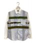 COMME des GARCONS HOMME（コムデギャルソン オム）の古着「綿ブロード切替シャツ」｜ブルー